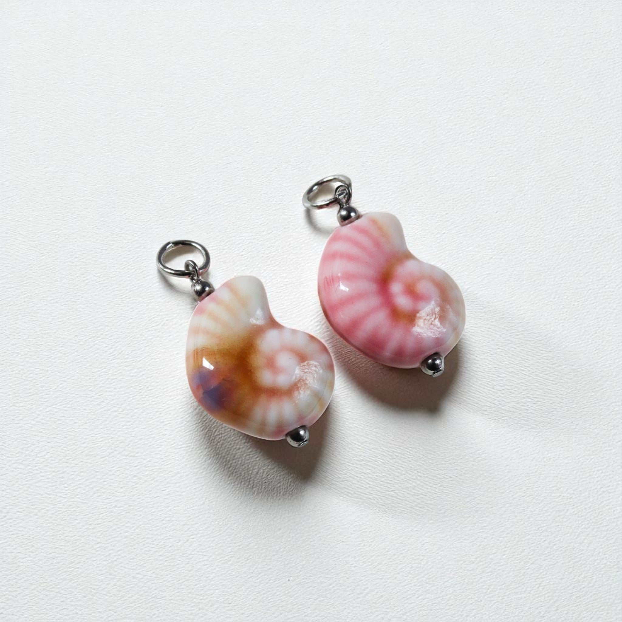 Pink Ammonite Charm