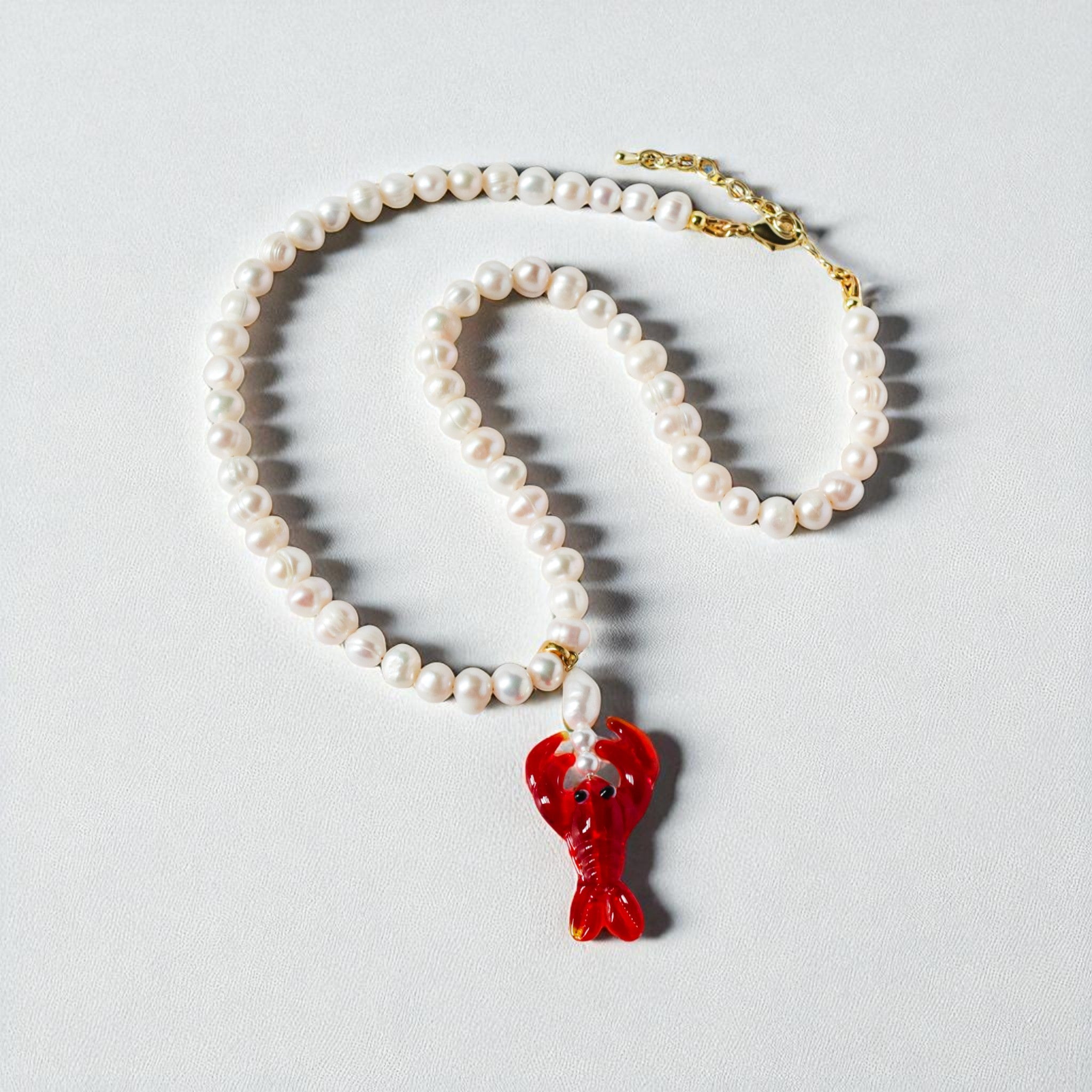 Lobster Hug Necklace