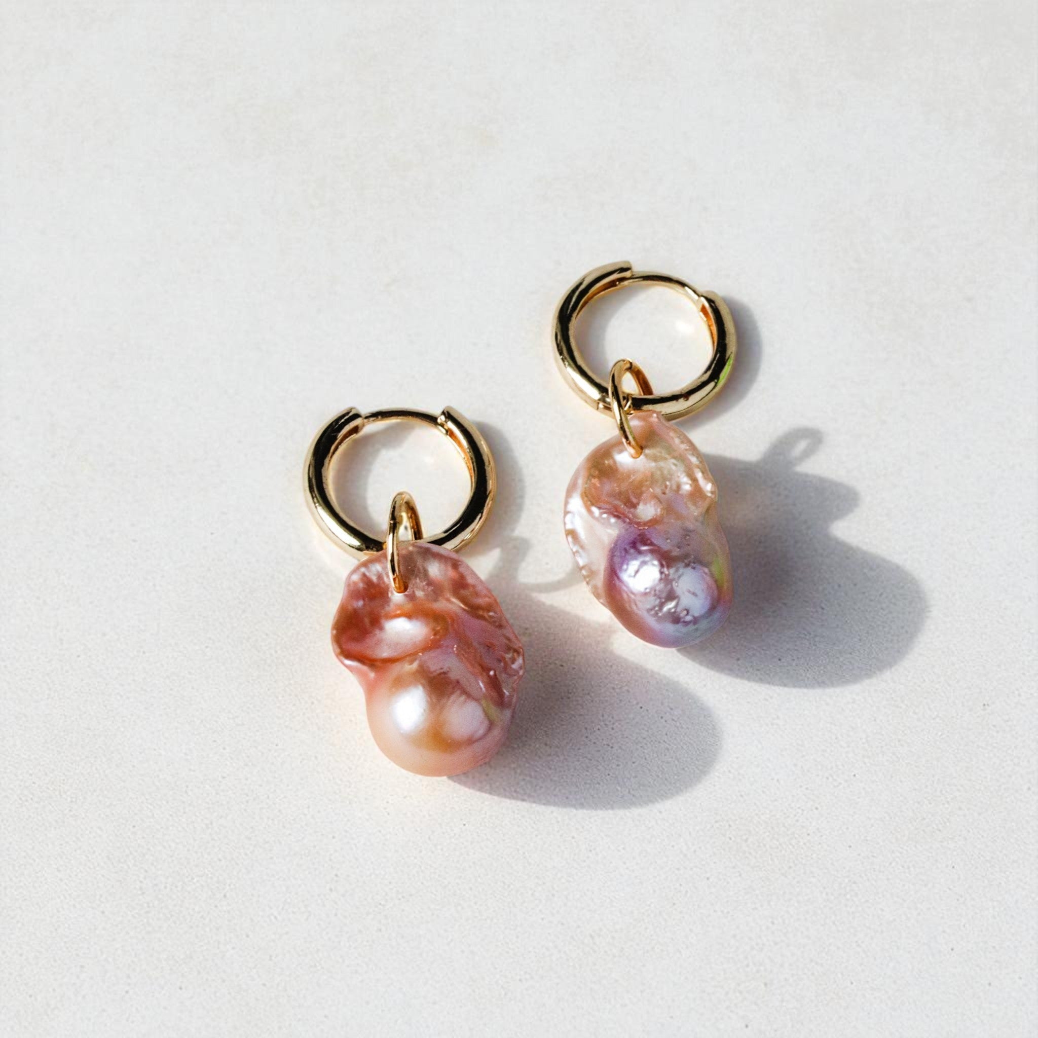 Violet Baroque Hoops