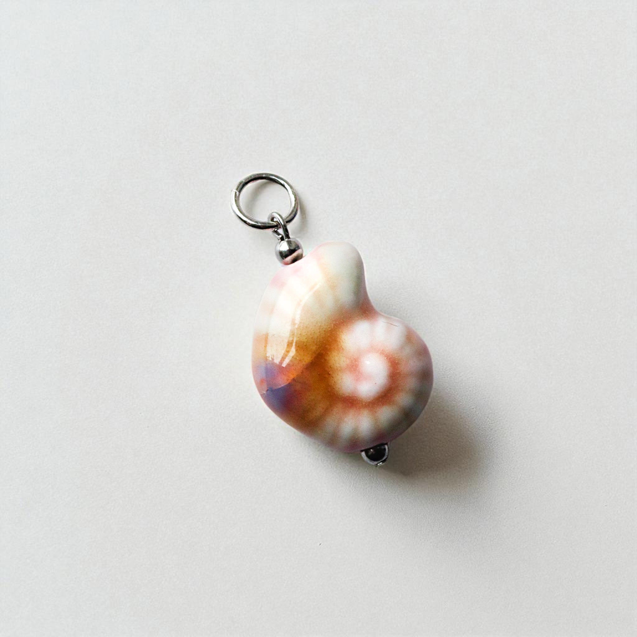 Pink Ammonite Charm