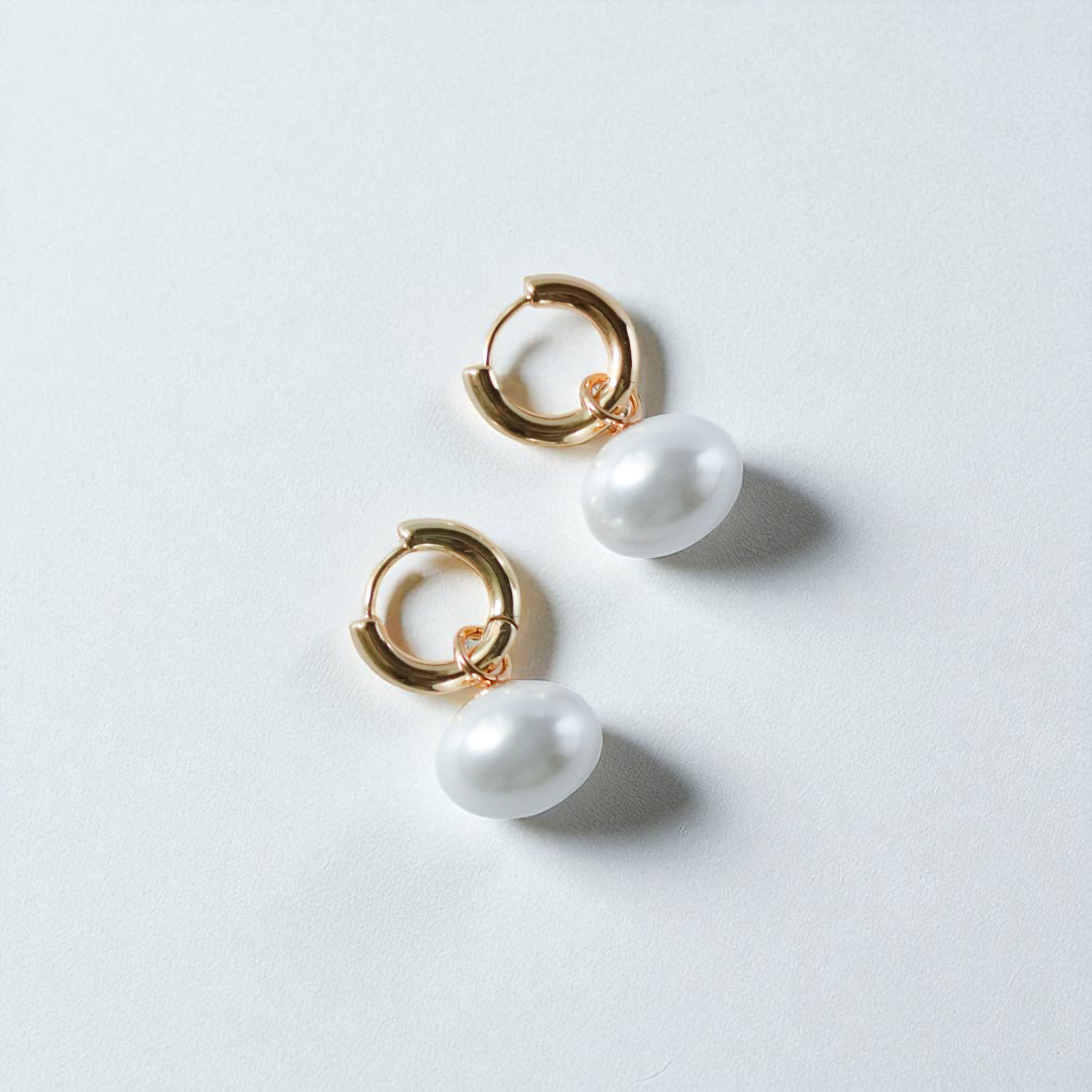 Pearl Loop Earrings