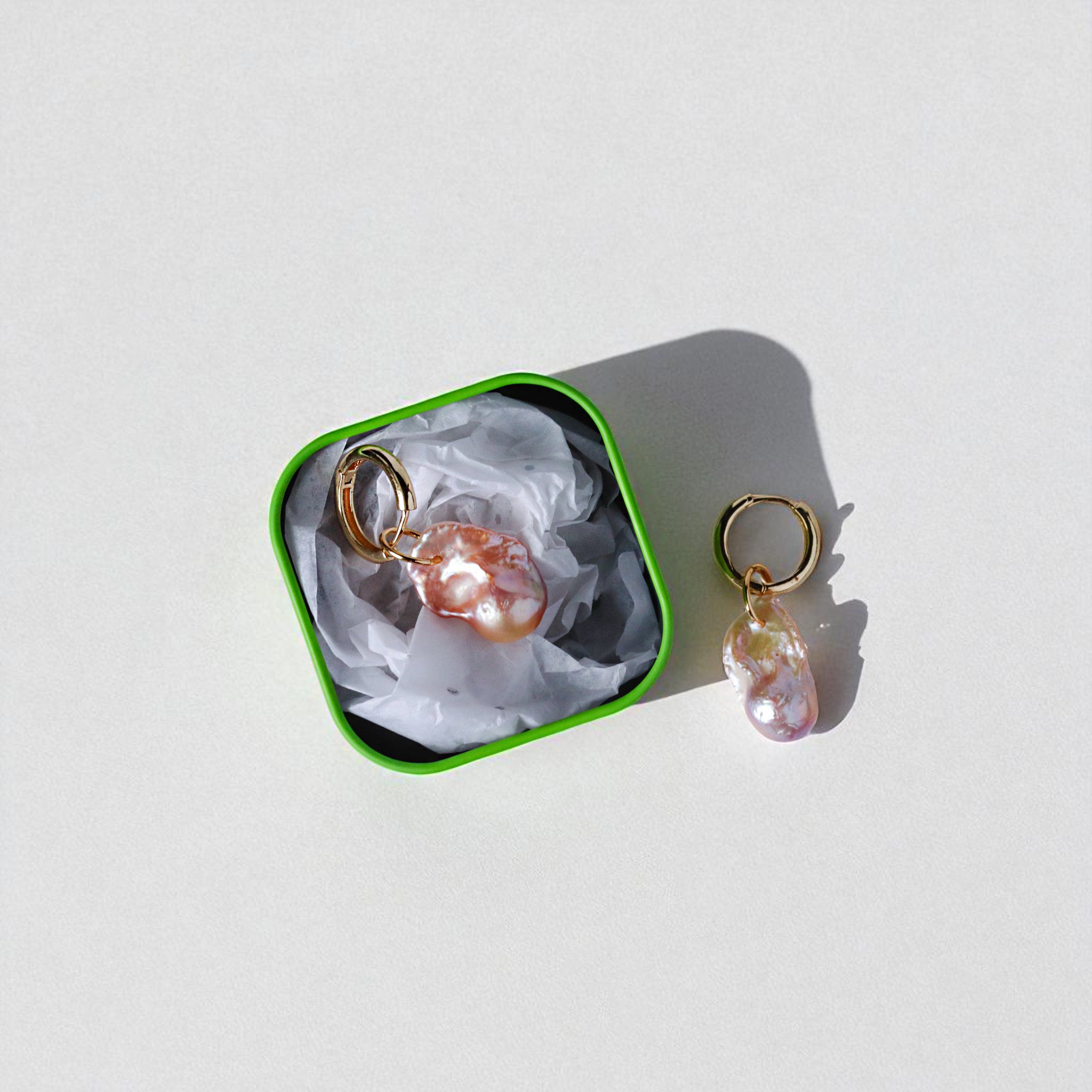 Violet Baroque Hoops