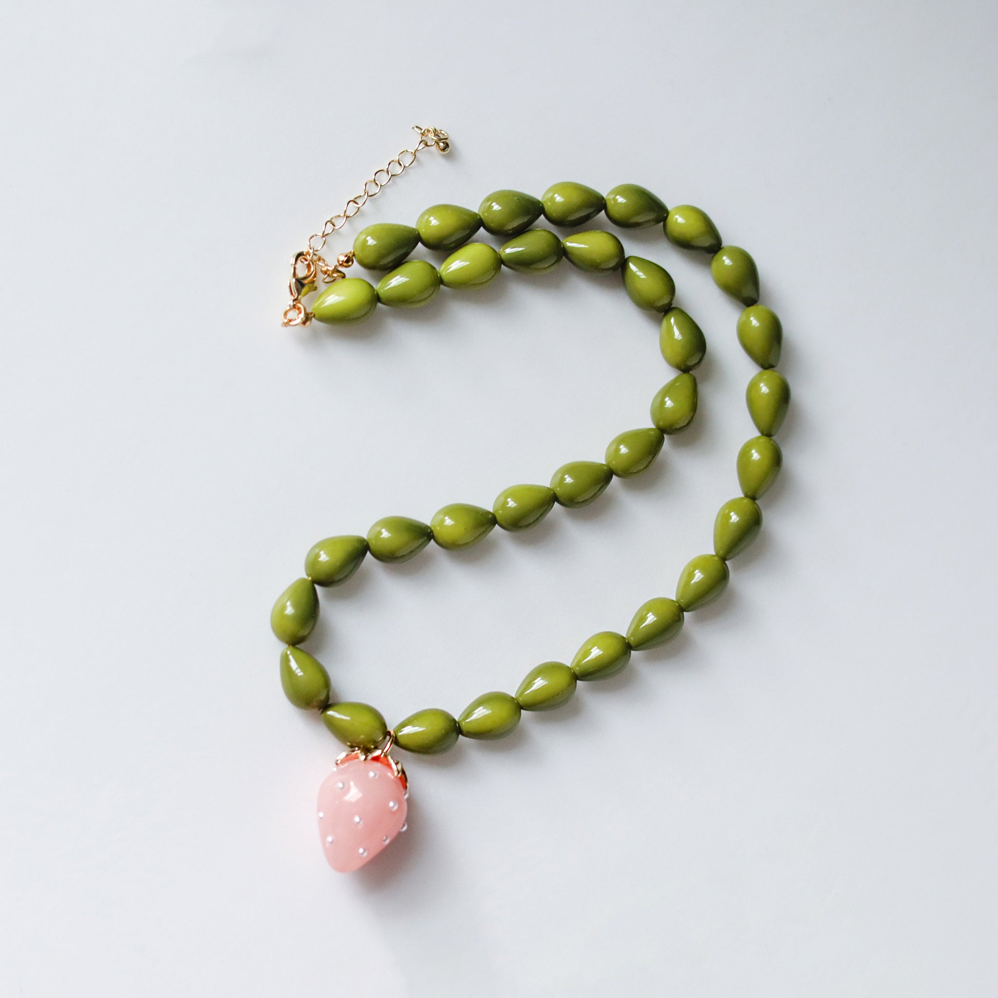 Olive Berry Necklace
