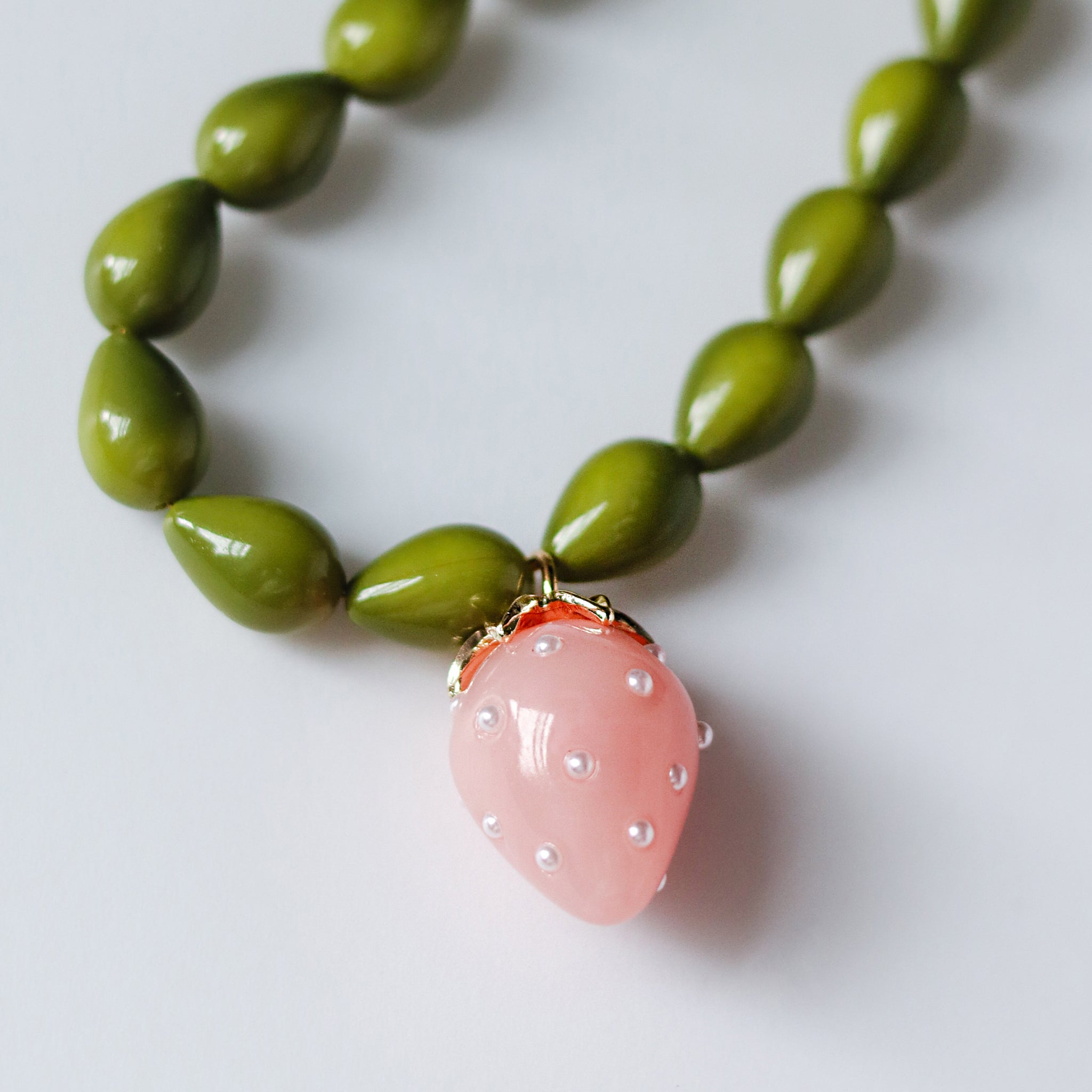 Olive Berry Necklace