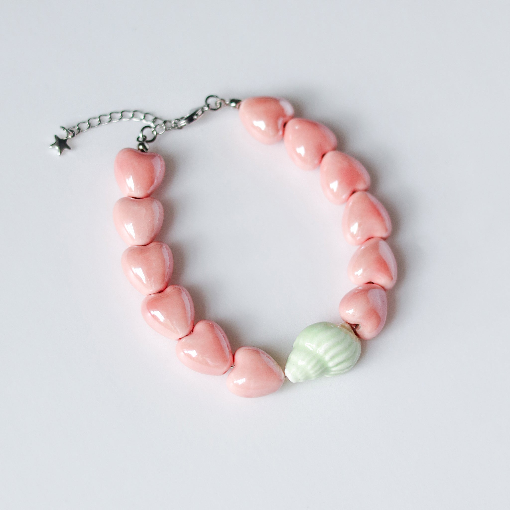 Shell Heart Bracelet