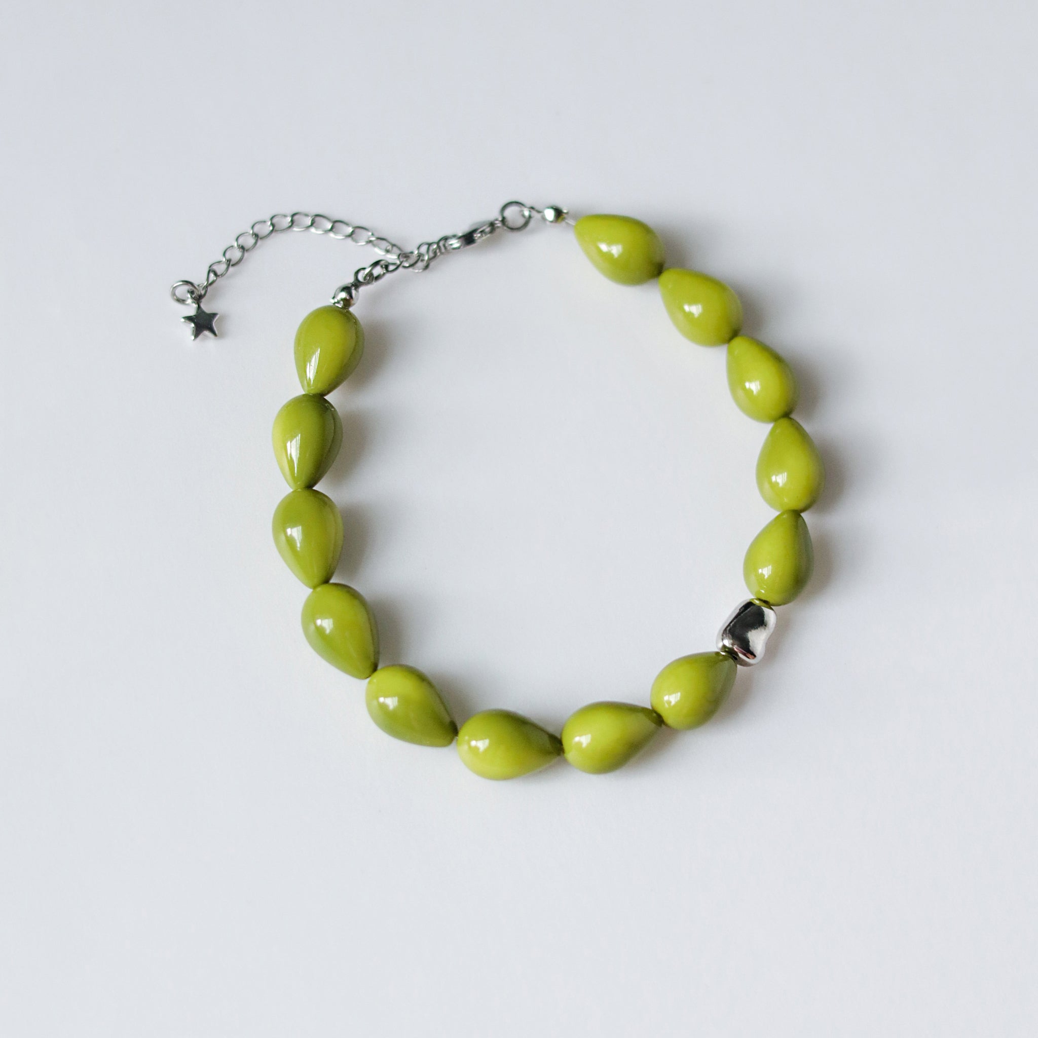 Olive Drop Bracelet