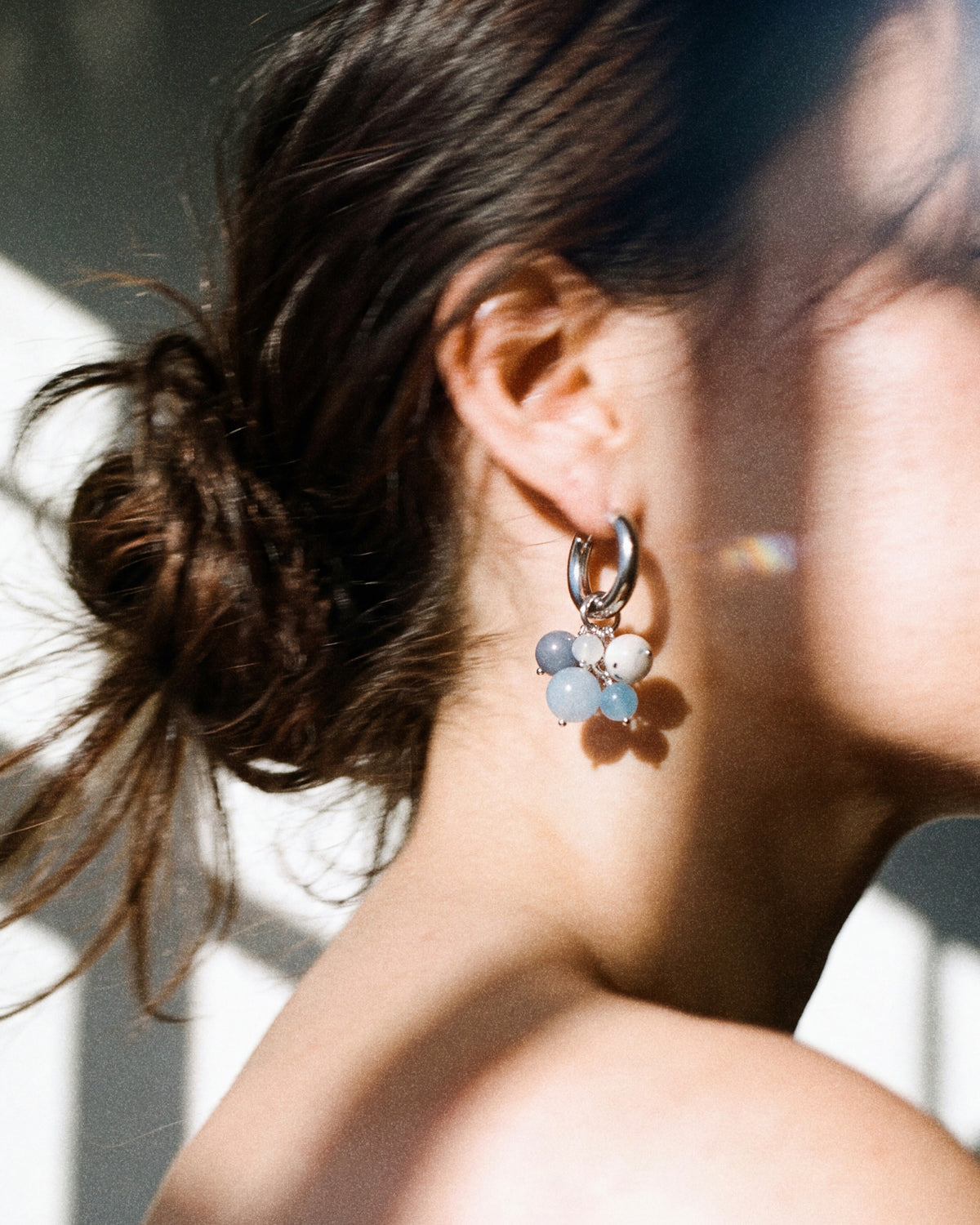 Blue Bear Charm Pair