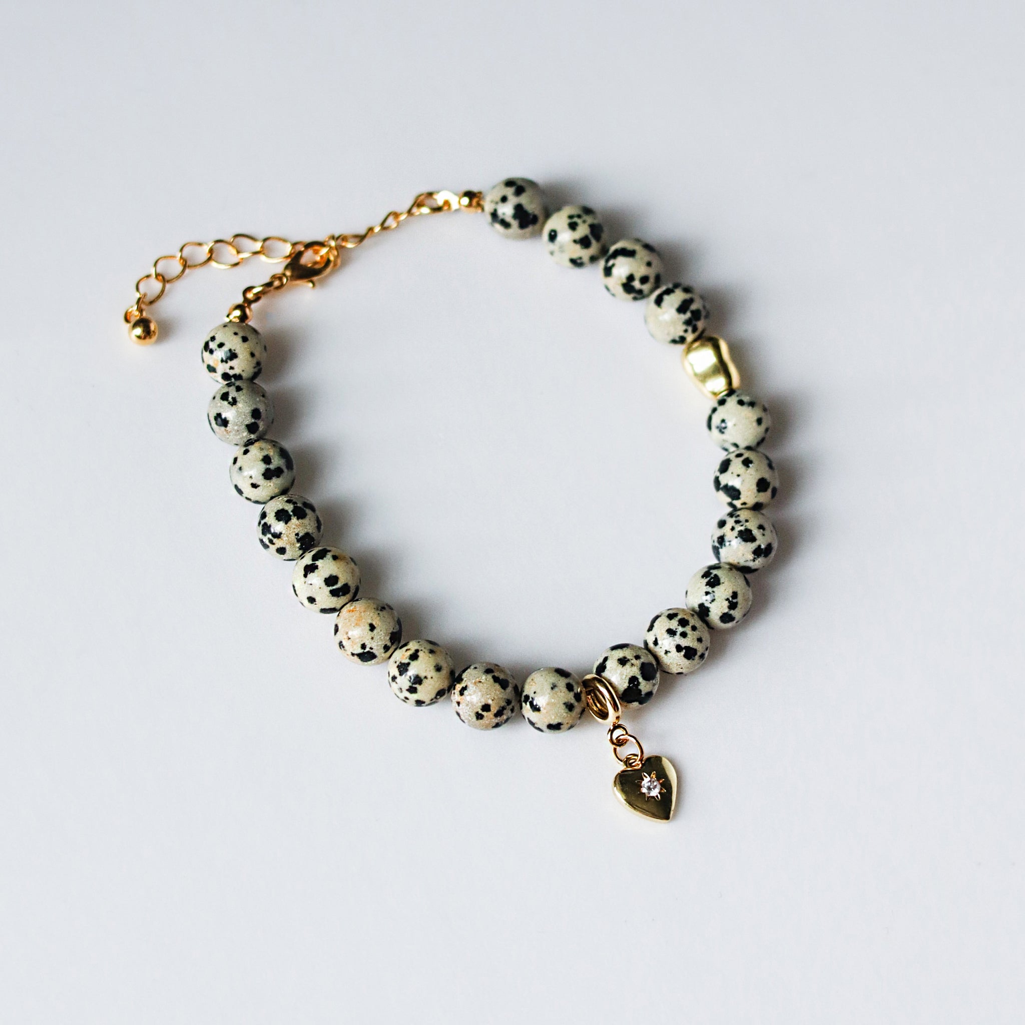 Spotted Heart Bracelet