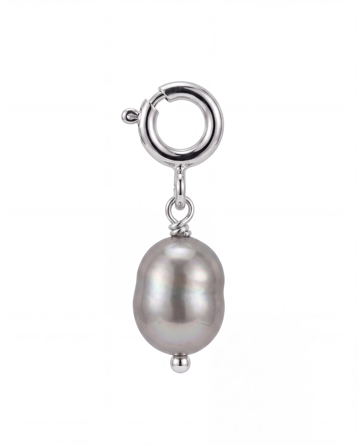 Grey Pearl Charm