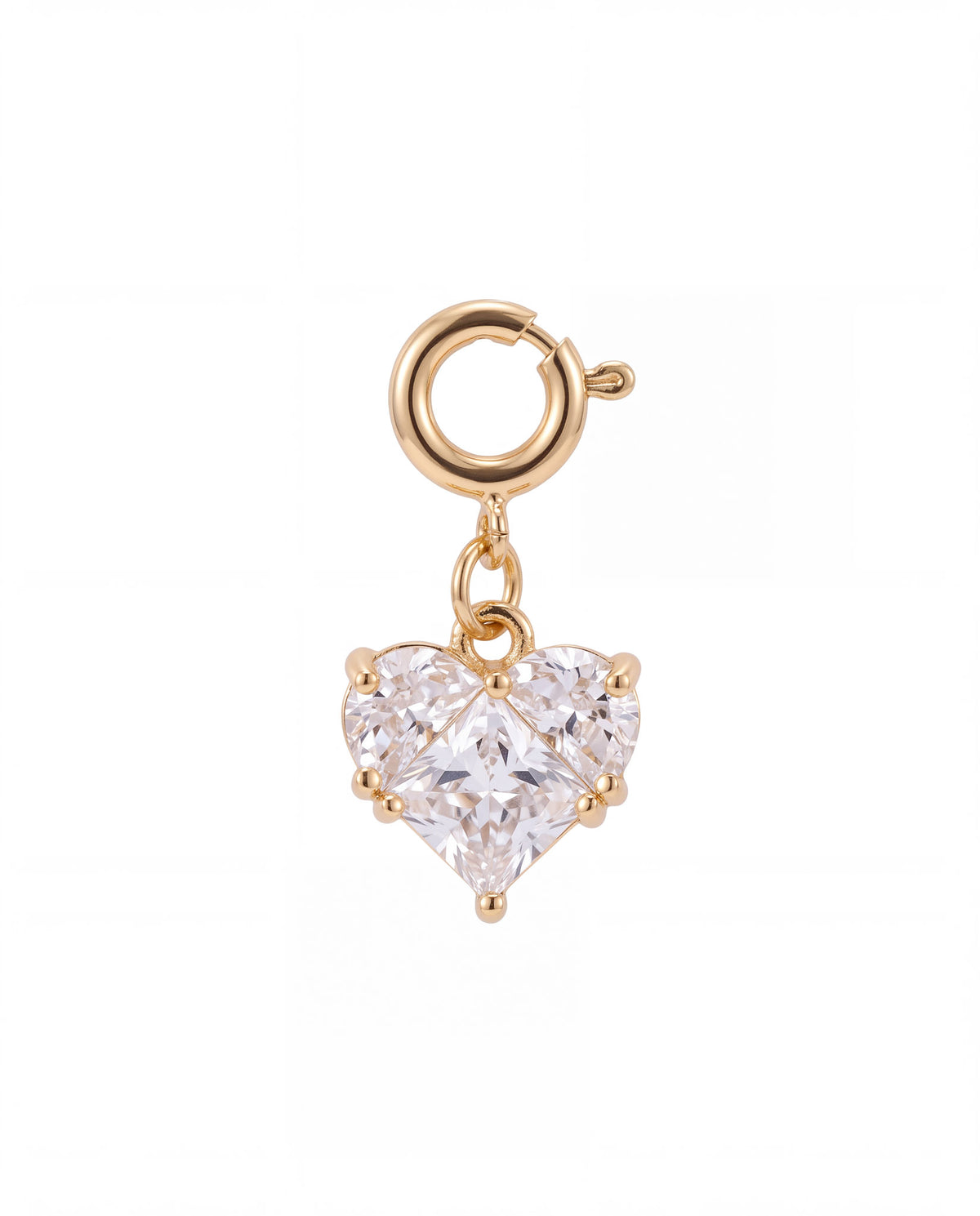 Crystal Heart Charm