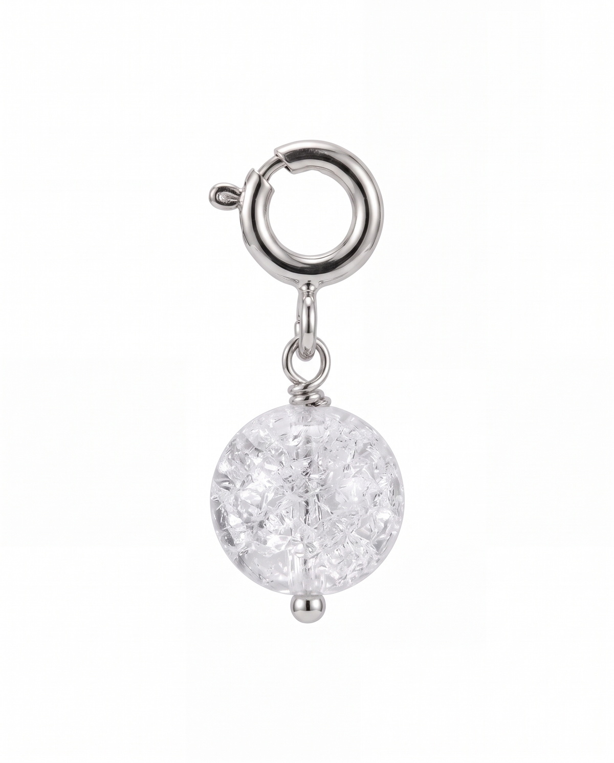 Cracked Quartz Charm