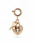 Heart Lock & Key Charm